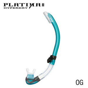 Tusa SP170 Snorkel Platina II Hyperdry - Silicone Clear