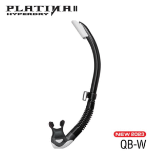 Tusa SP170 Snorkel Platina II Hyperdry - Silicone Black