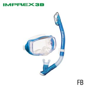Tusa Snorkeling Set Imprex 3D Adult Combo