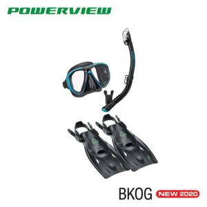 Tusa Snorkeling Travel Set Powerview Dry Adult UP2521